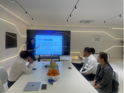 院领导一行赴京彩未来智能科技股份有限公司交流工作